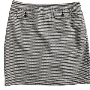 Ann Taylor LOFT Classic Black and White Women's Skirt, NWOT, Size 2